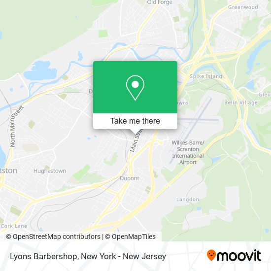 Mapa de Lyons Barbershop