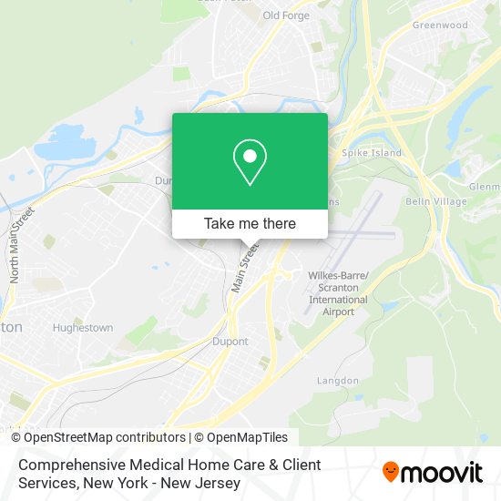 Mapa de Comprehensive Medical Home Care & Client Services