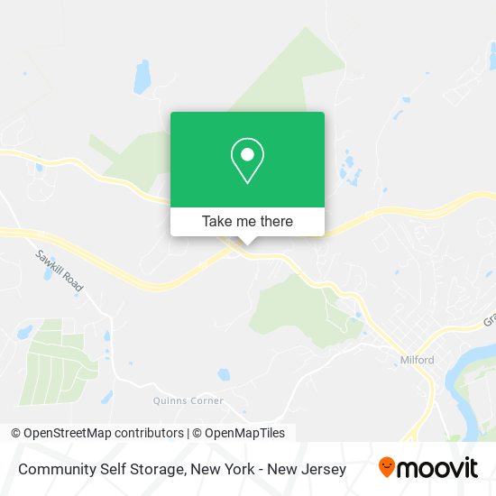 Community Self Storage map