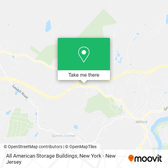 All American Storage Buildings map