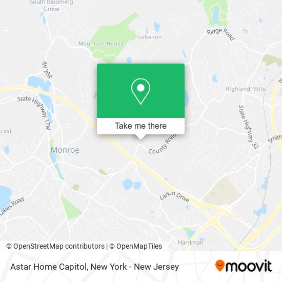 Mapa de Astar Home Capitol