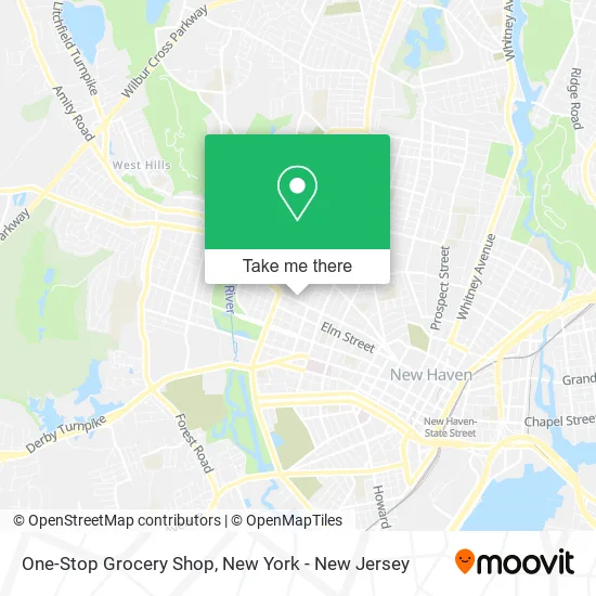 One-Stop Grocery Shop map