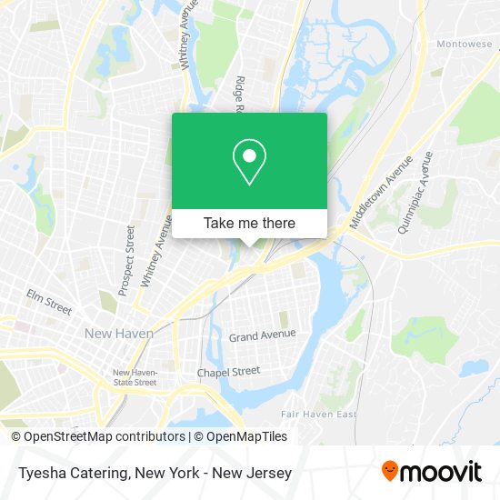 Tyesha Catering map