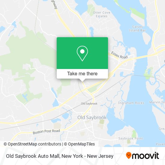 Mapa de Old Saybrook Auto Mall