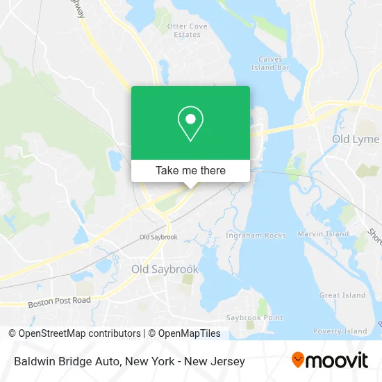 Baldwin Bridge Auto map