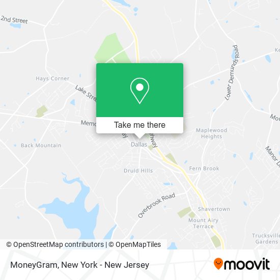 MoneyGram map