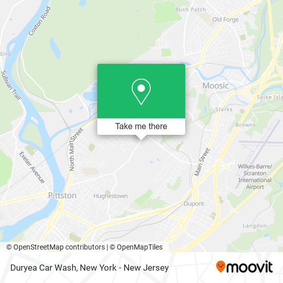 Mapa de Duryea Car Wash