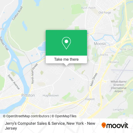 Jerry's Computer Sales & Service map