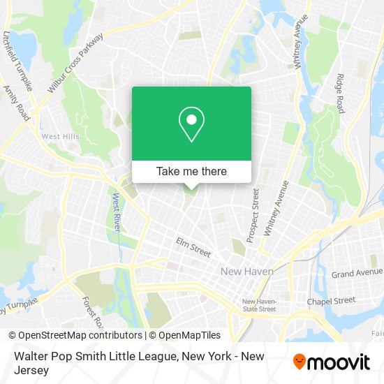 Mapa de Walter Pop Smith Little League