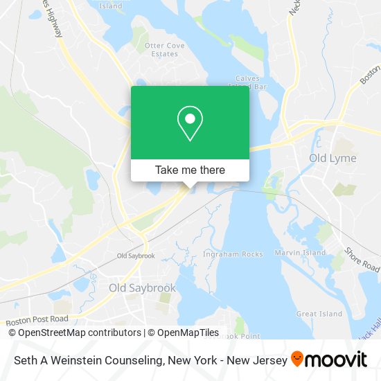 Seth A Weinstein Counseling map