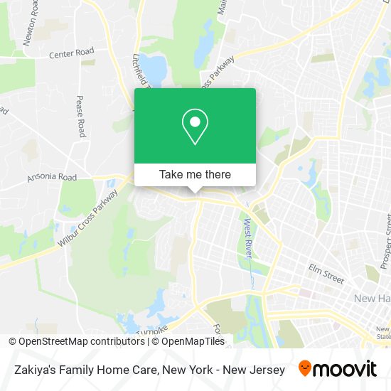 Zakiya's Family Home Care map