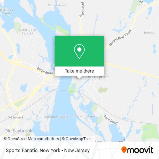 Mapa de Sports Fanatic