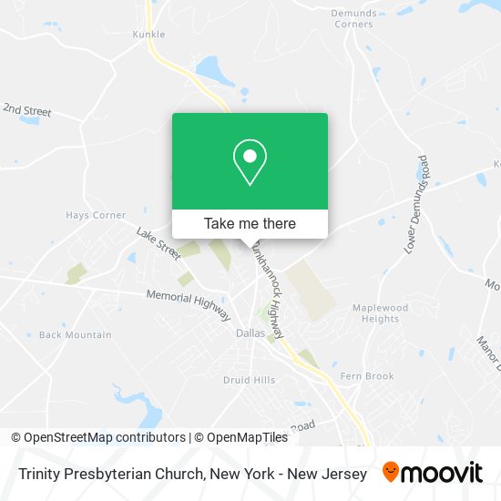 Trinity Presbyterian Church map