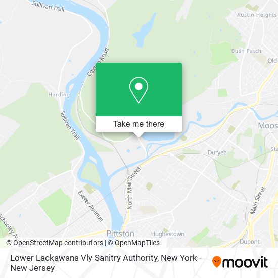 Mapa de Lower Lackawana Vly Sanitry Authority