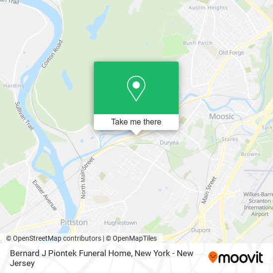 Mapa de Bernard J Piontek Funeral Home