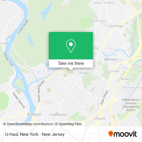 U-Haul map