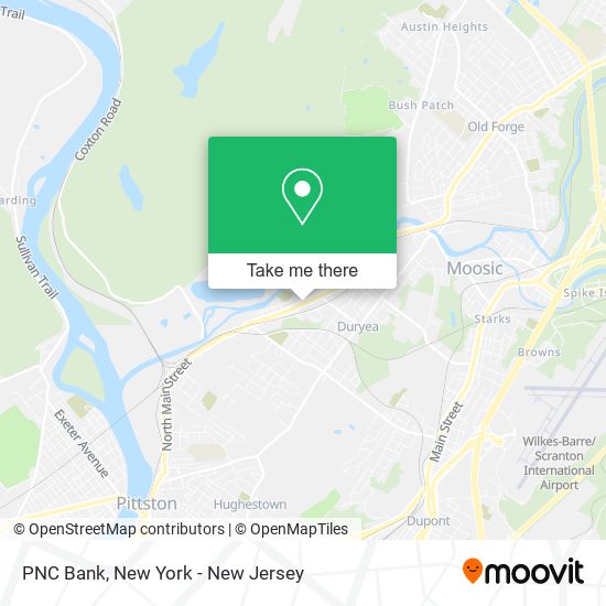 PNC Bank map