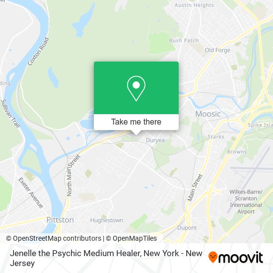Jenelle the Psychic Medium Healer map