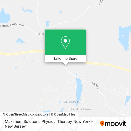 Mapa de Maximum Solutions Physical Therapy