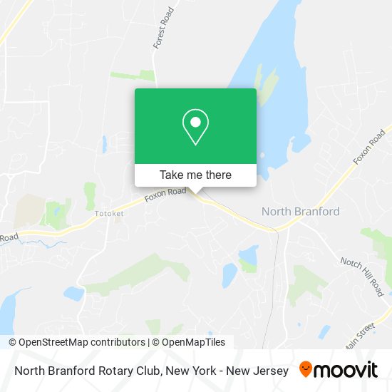 North Branford Rotary Club map