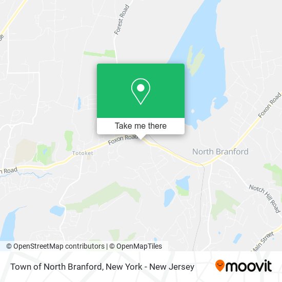 Mapa de Town of North Branford