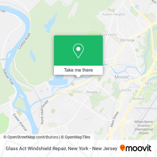 Mapa de Glass Act Windshield Repair