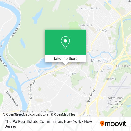 Mapa de The Pa Real Estate Commission