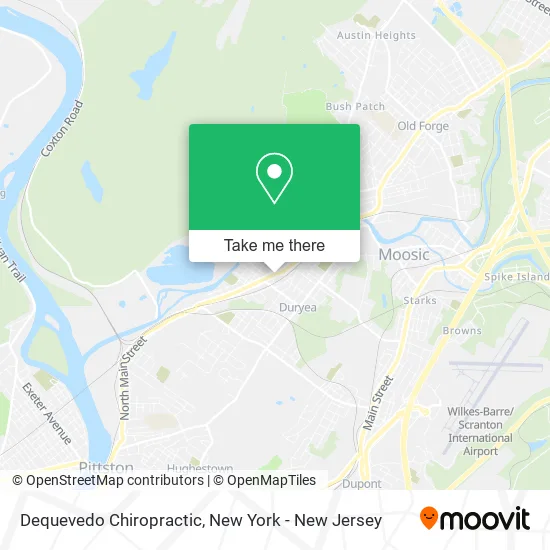 Dequevedo Chiropractic map