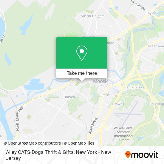 Alley CATS-Dogs Thrift & Gifts map