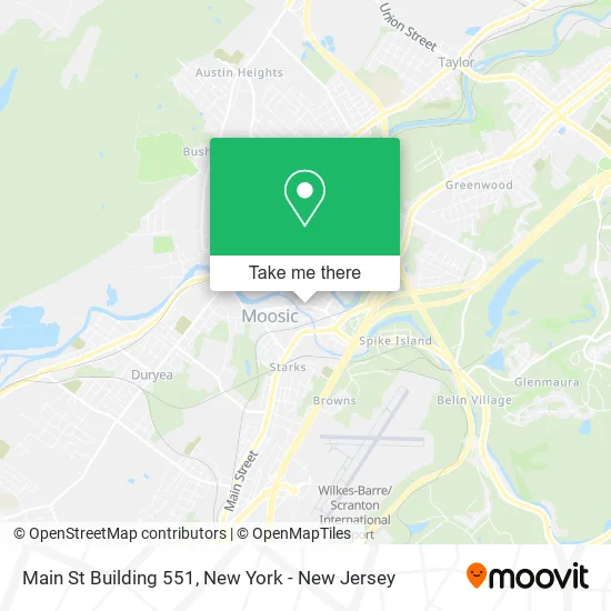 Main St Building 551 map