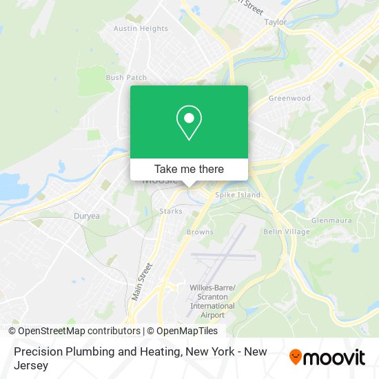 Precision Plumbing and Heating map