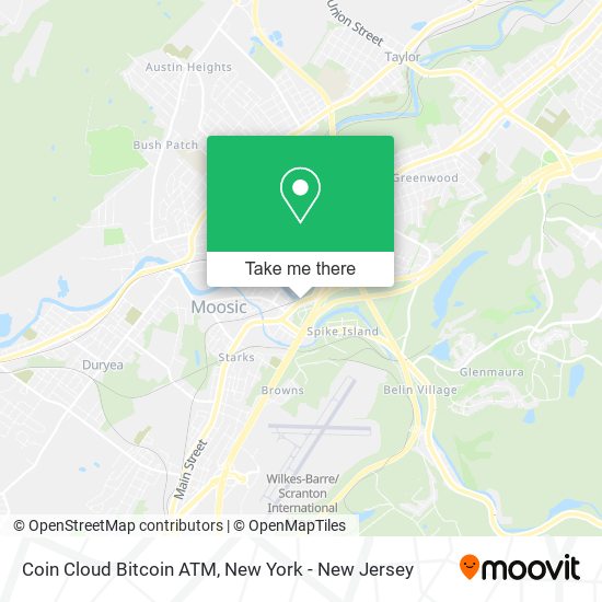 Coin Cloud Bitcoin ATM map