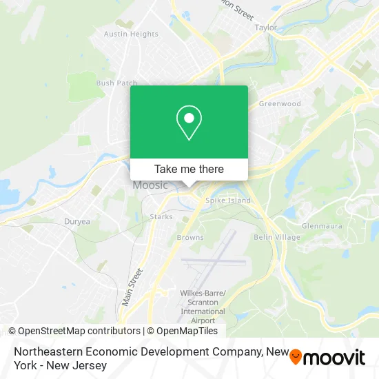 Northeastern Economic Development Company map