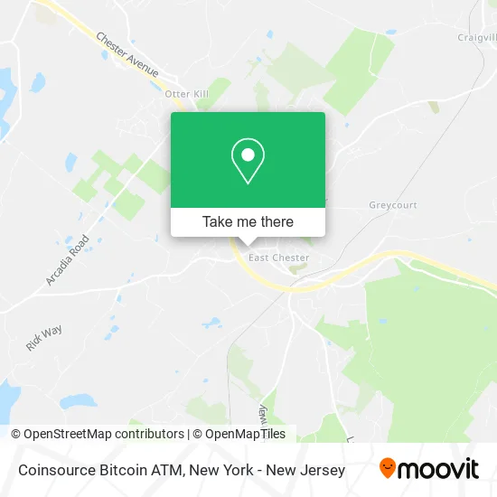 Coinsource Bitcoin ATM map