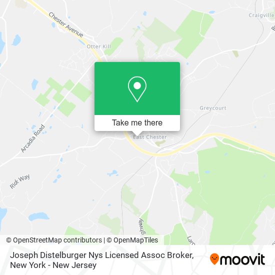 Joseph Distelburger Nys Licensed Assoc Broker map