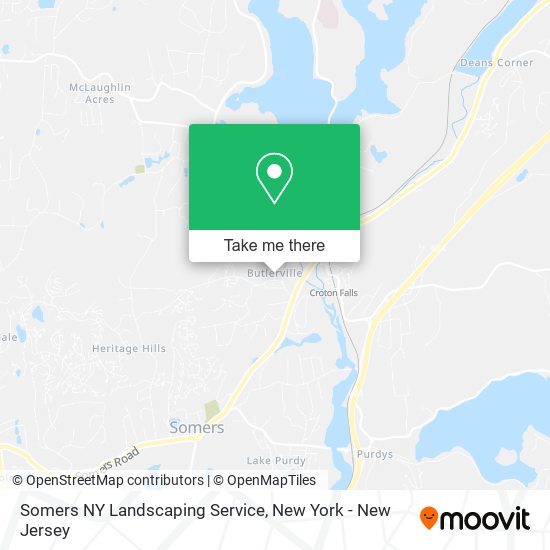 Somers NY Landscaping Service map