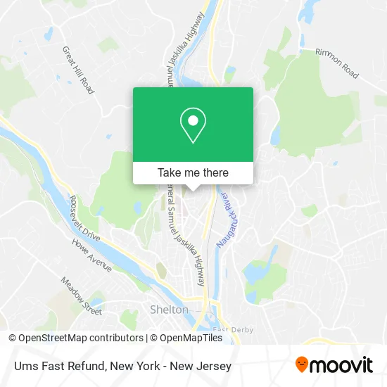 Mapa de Ums Fast Refund
