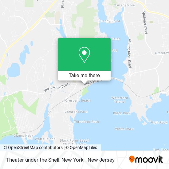 Mapa de Theater under the Shell
