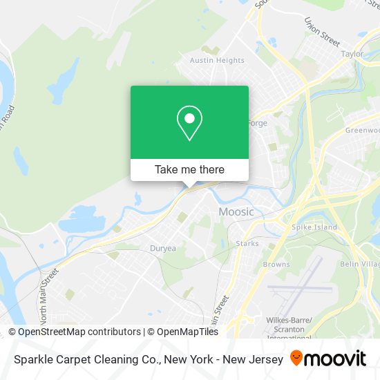 Mapa de Sparkle Carpet Cleaning Co.