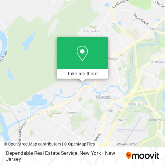 Dependable Real Estate Service map