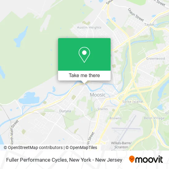 Fuller Performance Cycles map