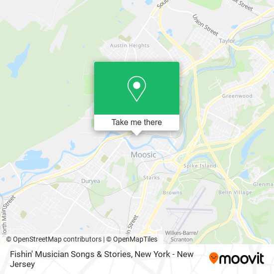 Mapa de Fishin' Musician Songs & Stories