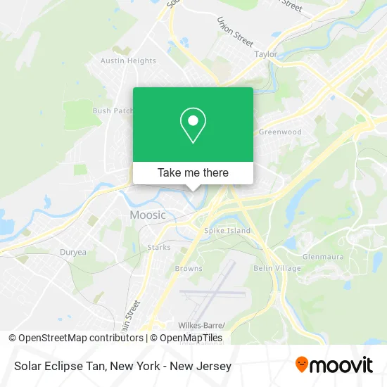 Solar Eclipse Tan map