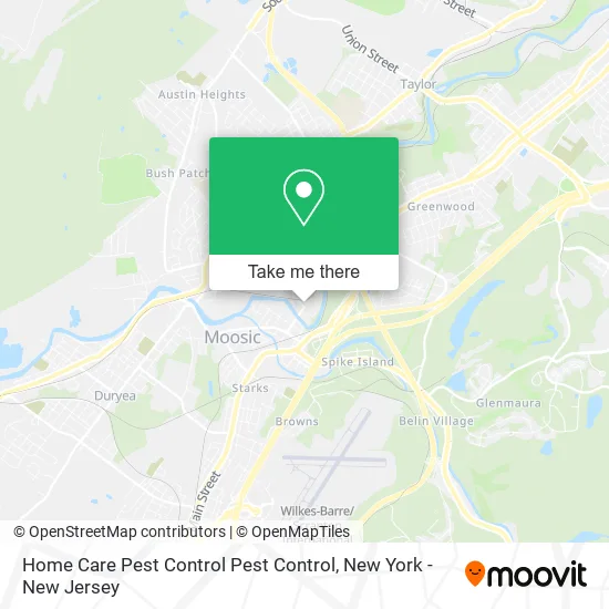 Home Care Pest Control Pest Control map