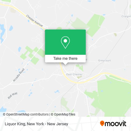 Liquor King map