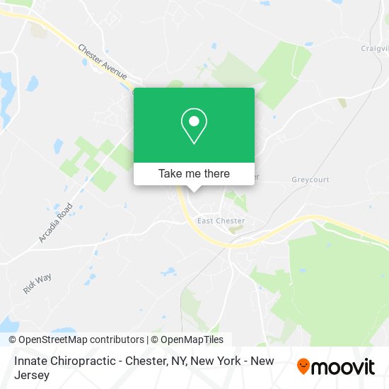 Innate Chiropractic - Chester, NY map