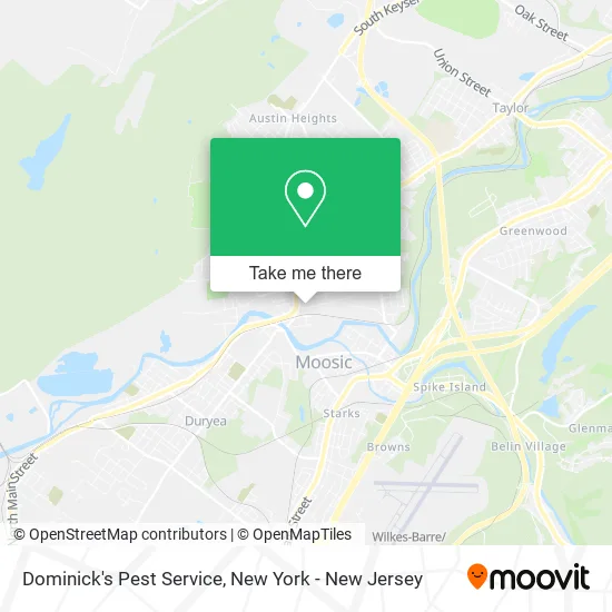 Dominick's Pest Service map