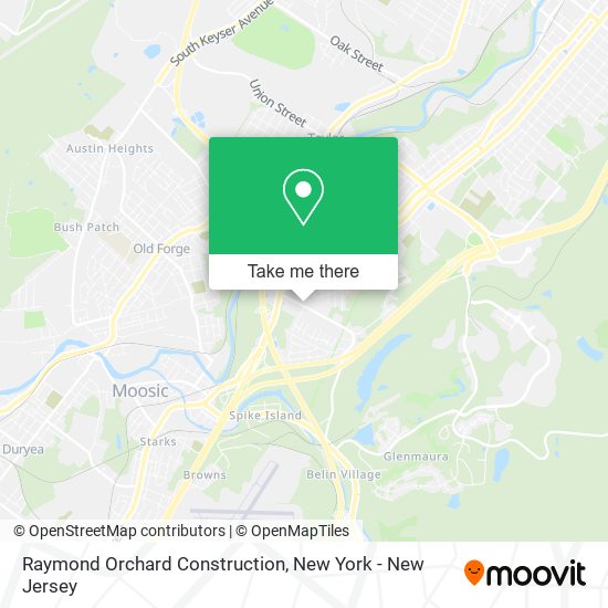 Mapa de Raymond Orchard Construction