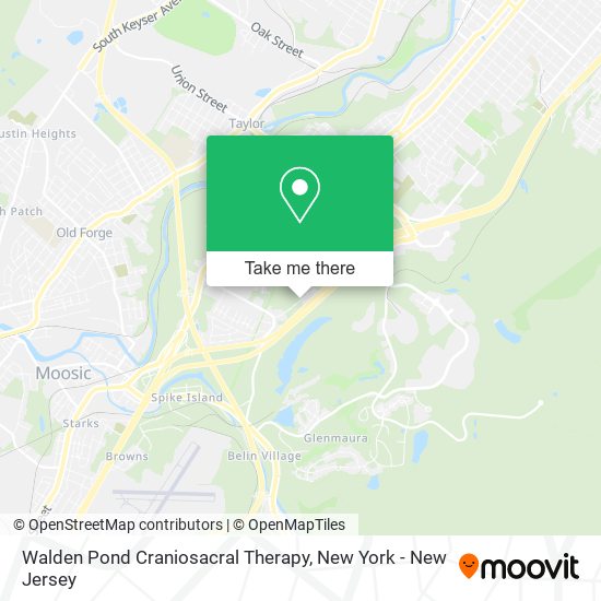 Walden Pond Craniosacral Therapy map