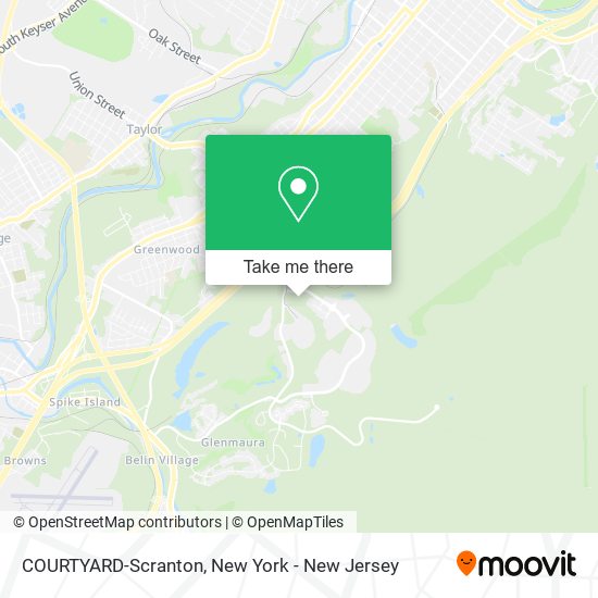 Mapa de COURTYARD-Scranton